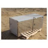 ALUMINUM TRUCK OR TRAILER TOOLBOX WITH STAINLESS
