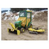 JOHN DEERE 265 GARDEN TRACTOR WITH SOFT CAB