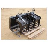 SKID STEER MOUNT 60" GRAPPLE BUCKET (UNUSED)