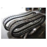 PAIR OF RUBBER SKID STEER TRACKS