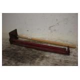 T-POST PULLER AND HAND PLATE TAMPER