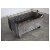 METAL TUB ON CASTERS