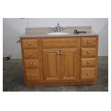 BATHROOM VANITY WITH DELTA FAUCET