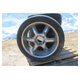 (4) BRIDGESTONE P285/45R22 TIRES ON 6-BOLT