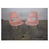 (2) VINTAGE KRUEGER METAL PRODUCTS FIBERGLASS