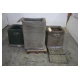 (3) VINTAGE BULK ICE CREAM TRANSPORT COOLERS