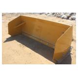 SKID STEER MOUNT 8FT SNOW PUSHER (UNUSED)