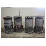 (4) NATIONAL 25,000 BTU PROPANE GAS CONSTRUCTION