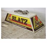 BLATZ BEER HANGING LIGHT