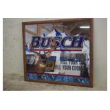 BUSCH BEER WHITETAIL DEER MIRROR