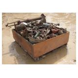 LARGE PALLET LOT OF VINTAGE HAND WELL PUMP PARTS