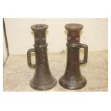 (2) VINTAGE 12" TALL SCREW JACKS