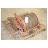 BEEBE BROS. MANUAL 5-TON WINCH WITH CABLE