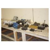 LARGE ASSORTMENT OF HYDRAULIC VALVES & MISC