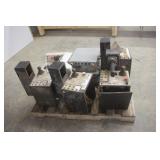 PALLET LOT OF CONTROL BOXES FOR BUCKET TRUCK