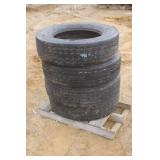 (4) 225/70R19.5 TRUCK TIRES