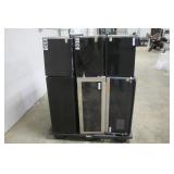 (9) HEAVY DUTY POLY CABINETS WITH PLEXIGLASS