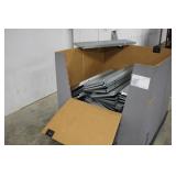 PALLET LOT OF GALVANIZED SHELVES