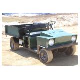 CUSHMAN UTILITY VEHICLE WITH HYDRAULIC DUMP BOX