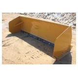 SKID STEER MOUNT 10FT SNOW PUSHER (UNUSED)