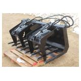 SKID STEER MOUNT 60" GRAPPLE BUCKET (UNUSED)