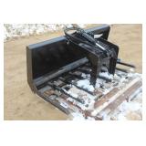 SKID STEER MOUNT 60" SINGLE CLAW GRAPPLE BUCKET