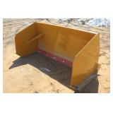 SKID STEER MOUNT 6FT SNOW PUSHER (UNUSED)