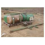 (2) BCI 200 GALLON SADDLE TANKS WITH PUMPS