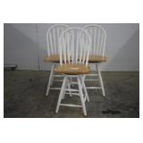 (3) SWIVEL BAR STOOLS