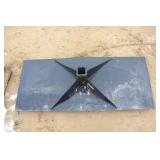 SKID STEER MOUNT 10" RECEIVER PLATE (UNUSED)