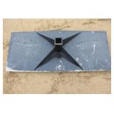 SKID STEER MOUNT 10" RECEIVER PLATE (UNUSED)