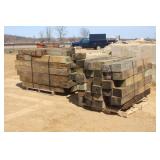 (2) BUNDLES OF 6" X 8" GUARD RAIL POSTS