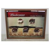 BUDWEISER BEER CLASSIC POINTERS MIRROR