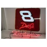 BUDWEISER BEER DALE JR. NEON LIGHT