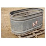 GALVANIZED LIVESTOCK WATER TANK
