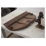 STONE BOAT SKID PLATE AND VINTAGE JACK