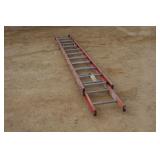 WERNER 24FT FIBERGLASS EXTENSION LADDER