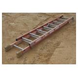 WERNER 16FT FIBERGLASS EXTENSION LADDER