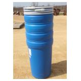(4) 55 GALLON POLY TAPERED BARRELS WITH REMOVABLE