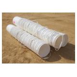 (45) 6 GALLON PAILS (FOOD GRADE)
