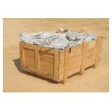 WOODEN CRATE WITH CONTENT OF SUPER SACKS