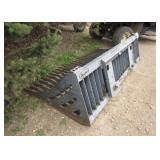 SKID STEER MOUNT 80" ROCK BUCKET