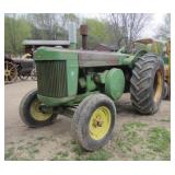 JOHN DEERE R DIESEL TRACTOR WITH PONY MOTOR