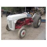 8N FORD TRACTOR WITH BACK BLADE