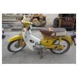 1981 HONDA C70 DELUXE PASSPORT SCOOTER