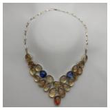 Dichroic Glass Necklace, 20"