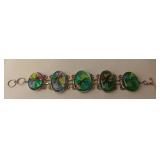 Dichroic Glass Bracelet