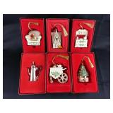 Lenox Porcelain Christmas Ornaments With Boxes
