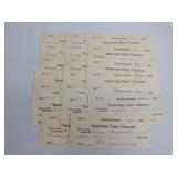 Old Bank Drafts From The Early 1900s