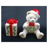 Lenox Bear & Gift Salt & Pepper Shakers